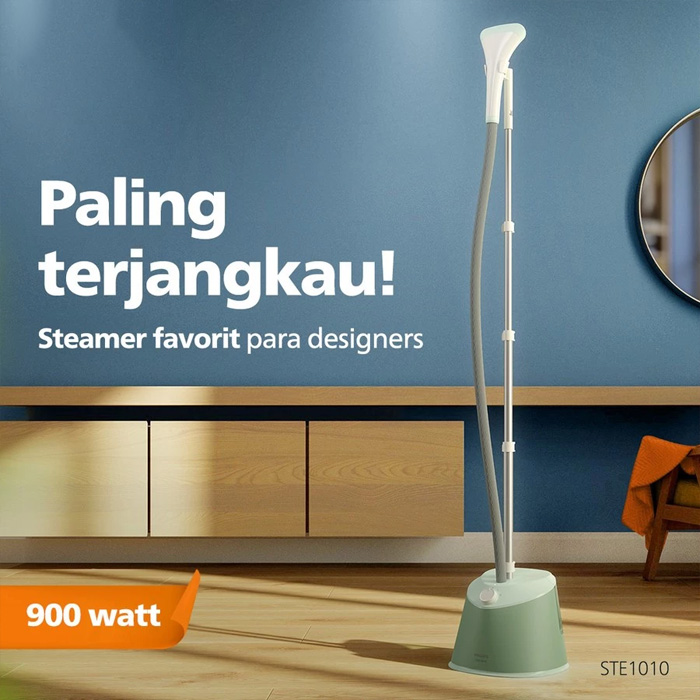 Philips Setrika Stand Garment Steamer 1000 Series - STE1010/75