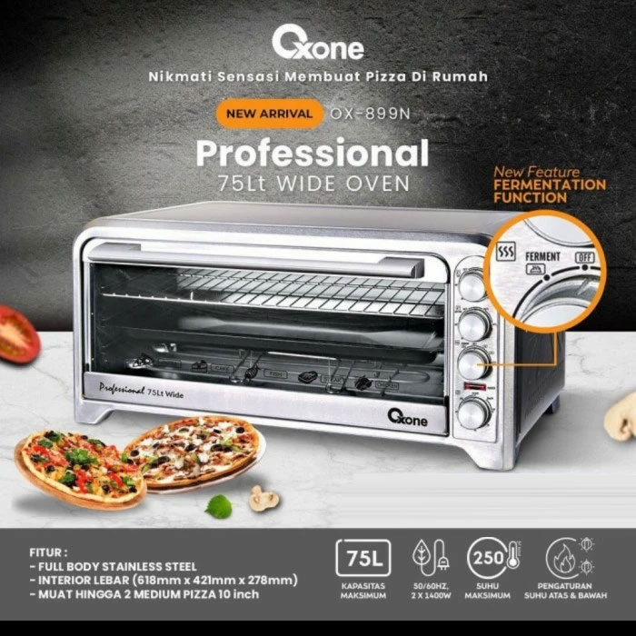 Oxone Wide Oven 75 Liter - OX-899N | OX899N